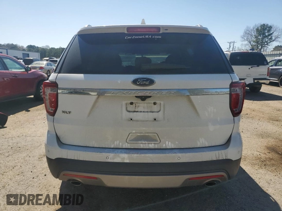 2017 Ford Explorer XLT with VIN 1FM5K7D88HGD78042, listed as a Copart auction lot 48371795 with 134,202 mi miles and Salvage Title. Bid and sale history available at carsss.com. Image 6.