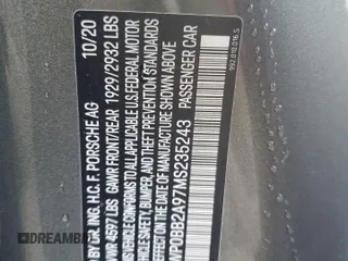 2021 Porsche 911 4S with VIN WP0BB2A97MS235243, listed as a Copart auction lot 74119614 with 0 mi miles and Salvage Title. Bid and sale history available at carsss.com. Image 13.