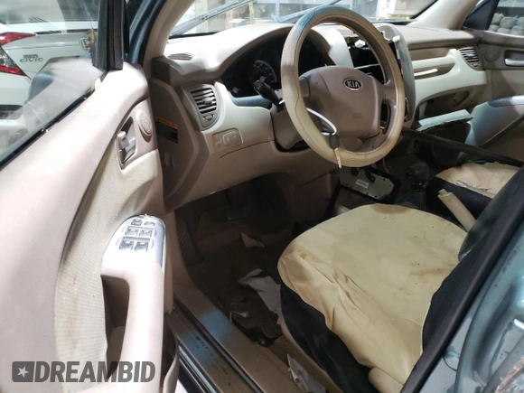 2005 Kia Sportage LX with VIN KNDJE723857118317, listed as a Copart auction lot 80383494 with 91,084 mi miles and Salvage Title. Bid and sale history available at carsss.com. Image 8.