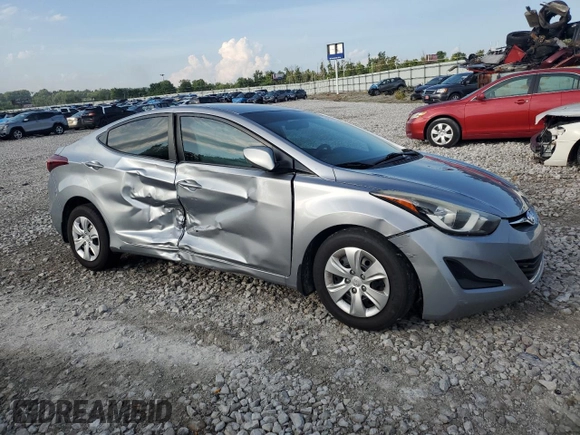 2016 Hyundai Elantra SE with VIN 5NPDH4AE9GH680845, listed as a Copart auction lot 64576225 with 164,485 mi miles and Clean title. Bid and sale history available at DreamBid. Image 4.