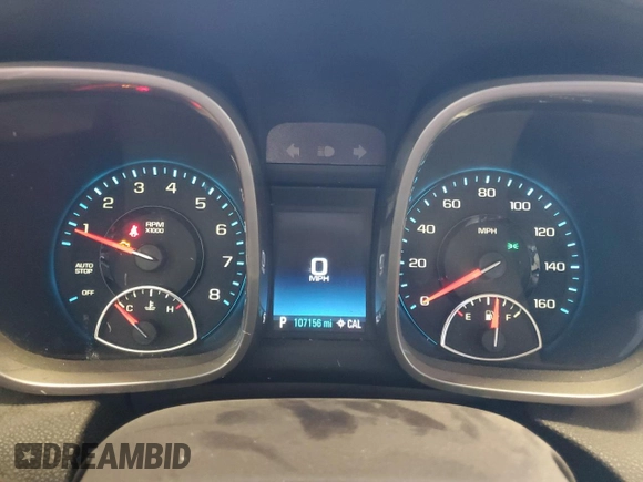 2016 Chevrolet Malibu LT with VIN 1G11C5SA2GF129419, listed as a Copart auction lot 52018115 with 107,156 mi miles and Salvage Title. Bid and sale history available at carsss.com. Image 9.