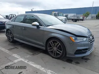 2016 Audi S3 Premium Plus with VIN WAUB1GFF4G1034468, listed as a IAAI auction lot 41637060 with 46,701 mi miles. Bid and sale history available at carsss.com. Image 1.
