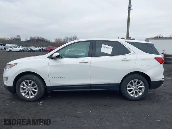 2020 Chevrolet Equinox LT with VIN 2GNAXUEV5L6220104, listed as a IAAI auction lot 42016377 with 66,700 mi miles and . Bid and sale history available at DreamBid. Image 14.