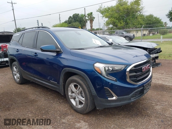 2020 GMC Terrain SLE with VIN 3GKALMEV2LL154731, listed as a IAAI auction lot 42192219 with 108,033 mi miles and . Bid and sale history available at DreamBid. Image 1.