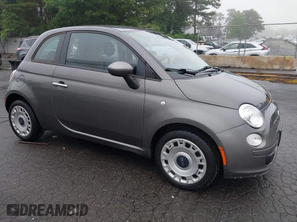 2013 FIAT 500 Pop with VIN 3C3CFFAR8DT664796, listed as a IAAI auction lot 42483443 with 89,636 mi miles and . Bid and sale history available at DreamBid. Image 1.