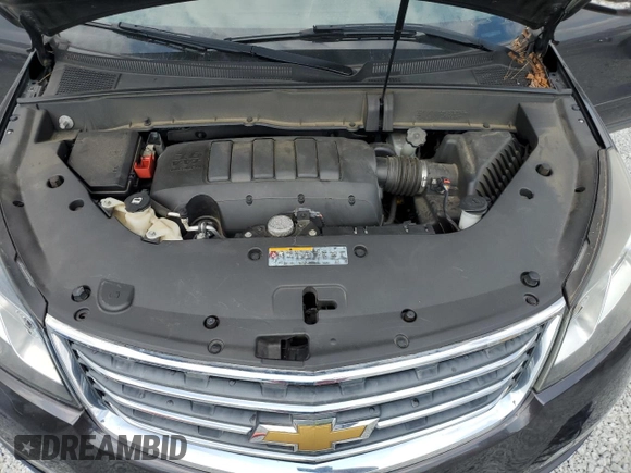 2017 Chevrolet Traverse LT with VIN 1GNKRGKDXHJ158138, listed as a Copart auction lot 67418044 with 120,048 mi miles and Salvage Title. Bid and sale history available at DreamBid. Image 12.