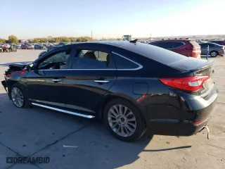 2015 Hyundai Sonata 2.4L Limited with VIN 5NPE34AF2FH032886, listed as a Copart auction lot 83001184 with 146,449 mi miles and Salvage Title. Bid and sale history available at carsss.com. Image 2.
