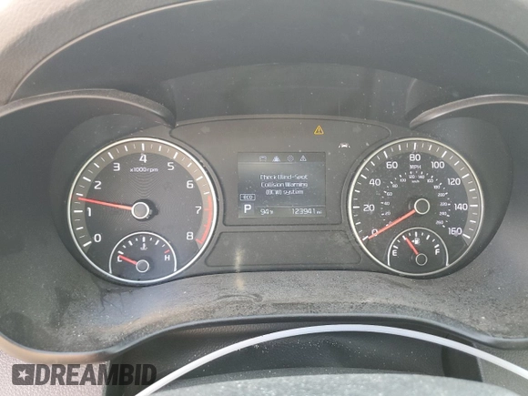 2019 Kia Optima LX with VIN 5XXGT4L36KG329998, listed as a Copart auction lot 74248564 with 123,941 mi miles and Salvage Title. Bid and sale history available at DreamBid. Image 9.