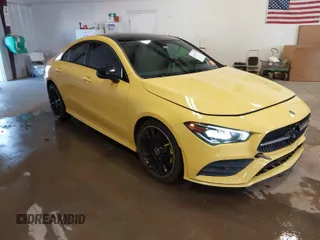 2020 Mercedes-Benz CLA with VIN WDD5J4GB9LN079036, listed as a IAAI auction lot 41237749 with 44,314 mi miles. Bid and sale history available at carsss.com. Image 1.