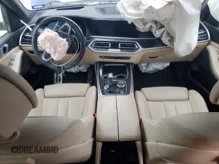2022 BMW X7 xDrive40i with VIN 5UXCW2C04N9K27194, listed as a Copart auction lot 89009155 with 0 mi miles and Salvage Title. Bid and sale history available at carsss.com. Image 8.
