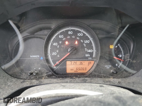 2015 Toyota Yaris L with VIN VNKKTUD34FA032990, listed as a Copart auction lot 48032955 with 65,069 mi miles and Salvage Title. Bid and sale history available at DreamBid. Image 9.