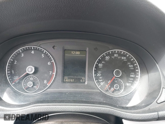 2012 Volkswagen Passat SE с VIN 1VWBH7A38CC028566, выставлен на аукционе IAAI как лот 41488709 с пробегом 140 197 миль миль и . История ставок и продаж доступна на DreamBid. Изображение 7.