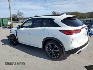2024 Infiniti QX50 Sport with VIN 3PCAJ5FA4RF109896, listed as a Copart auction lot 78704354 with 2,170 mi miles and Salvage title. Bid and sale history available at DreamBid. Image 2.