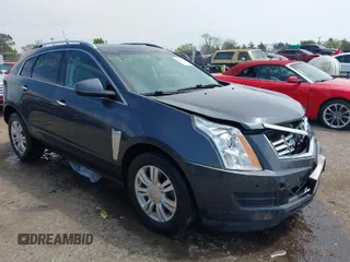 2013 Cadillac SRX Luxury Collection with VIN 3GYFNGE32DS515355, listed as a IAAI auction lot 42018302 with 114,547 mi miles. Bid and sale history available at carsss.com. Image 1.