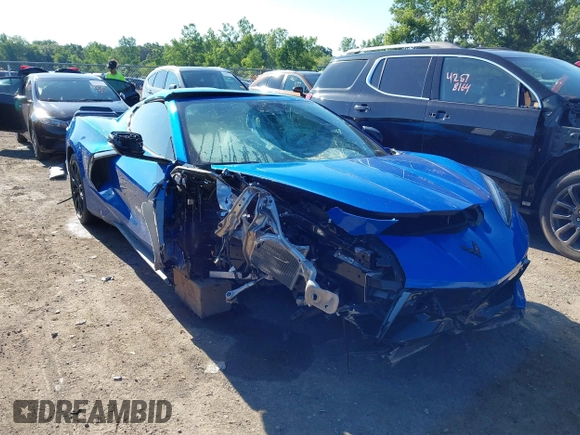 2024 Chevrolet Corvette 3LT with VIN 1G1YC2D47R5113603, listed as a IAAI auction lot 42639608 with Not provided miles and . Bid and sale history available at DreamBid. Image 1.