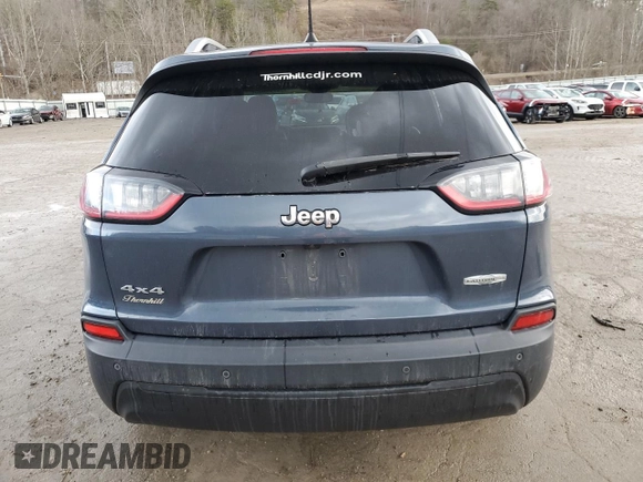 2019 Jeep Cherokee Latitude Plus with VIN 1C4PJMLB9KD442027, listed as a Copart auction lot 45796005 with 85,860 mi miles and Salvage Title. Bid and sale history available at DreamBid. Image 6.