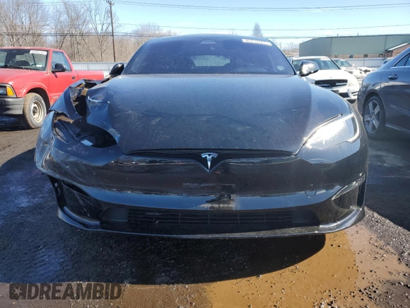 2023 Tesla Model S Plaid с VIN 5YJSA1E69PF515714, выставлен на аукционе Copart как лот 45212665 с пробегом Не указан миль и Списание • Salvage title. История ставок и продаж доступна на DreamBid. Изображение 5.