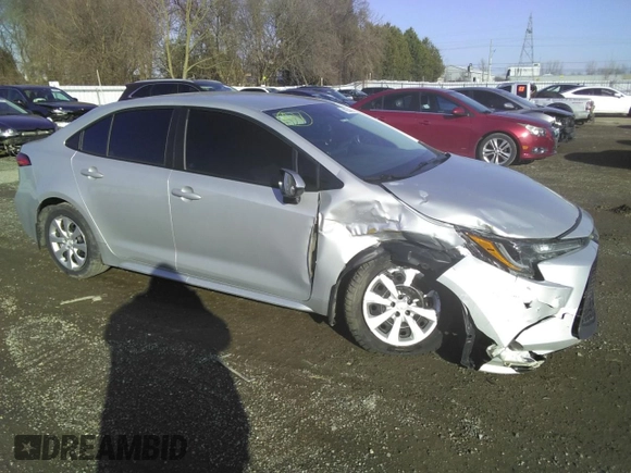 2021 Toyota Corolla L with VIN 5YFBPMBE0MP154210, listed as a Copart auction lot 48255465 with 159,307 mi miles and Salvage Title. Bid and sale history available at carsss.com. Image 4.