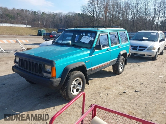 1996 Jeep Cherokee Sport z VIN 1J4FJ68S2TL103997, wystawiony jako IAAI lot #41517835 z przebiegiem 175 560 mil mil oraz . Historia ofert i sprzedaży dostępna na DreamBid. Obrazek 2.