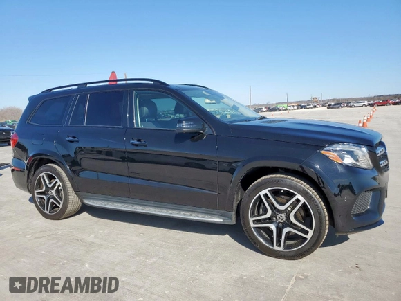 2019 Mercedes-Benz GLS 550 with VIN 4JGDF7DE1KB222435, listed as a Copart auction lot 47496225 with 123,697 mi miles and Clean title. Bid and sale history available at DreamBid. Image 4.