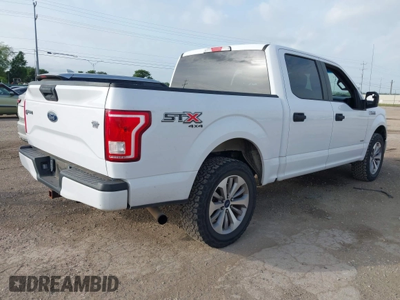 2017 Ford F-150 XL with VIN 1FTEW1EP8HKD07013, listed as a IAAI auction lot 42619279 with 103,750 mi miles and . Bid and sale history available at DreamBid. Image 4.