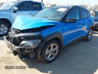 2022 Hyundai Kona SEL with VIN KM8K62AB3NU891349, listed as a IAAI auction lot 41860744 with 22,991 mi miles and . Bid and sale history available at DreamBid. Image 18.