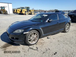 2004 Mazda RX-8 with VIN JM1FE173840122385, listed as a Copart auction lot 87207464 with 203,413 mi miles and Salvage Title. Bid and sale history available at carsss.com. Image 1.