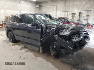 2023 Volkswagen Tiguan SE with VIN 3VVMB7AX3PM021515, listed as a Copart auction lot 57981775 with 23,885 mi miles and Salvage title. Bid and sale history available at DreamBid. Image 4.