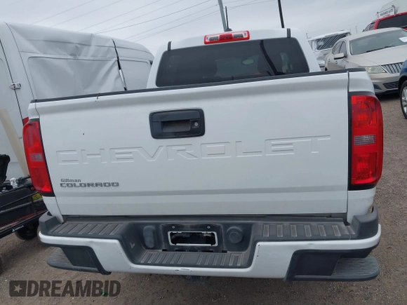 2021 Chevrolet Colorado 2WD Work Truck z VIN 1GCGSBEA2M1184525, wystawiony jako IAAI lot #41555605 z przebiegiem 35 847 mil mil oraz . Historia ofert i sprzedaży dostępna na DreamBid. Obrazek 17.