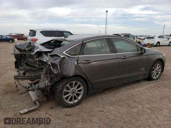 2018 Ford Fusion Energi Titanium with VIN 3FA6P0SU8JR246310, listed as a Copart auction lot 44064763 with 121,483 mi miles. Bid and sale history available at carsss.com. Image 3.