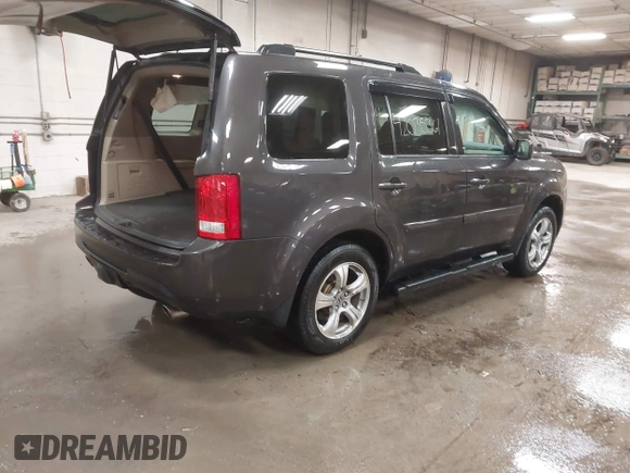 2012 Honda Pilot EX-L z VIN 5FNYF4H51CB047259, wystawiony jako IAAI lot #42035361 z przebiegiem 122 488 mil mil oraz . Historia ofert i sprzedaży dostępna na DreamBid. Obrazek 4.