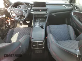 2024 Genesis G70 3.3T Sport Advanced with VIN KMTG54SE4RU136106, listed as a Copart auction lot 77546764 with 6,896 mi miles and Salvage Title. Bid and sale history available at carsss.com. Image 8.