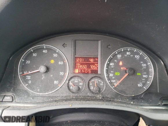 2007 Volkswagen Jetta 2.5 with VIN 3VWSF71K17M099223, listed as a Copart auction lot 45554825 with 133,550 mi miles and Salvage title. Bid and sale history available at DreamBid. Image 9.