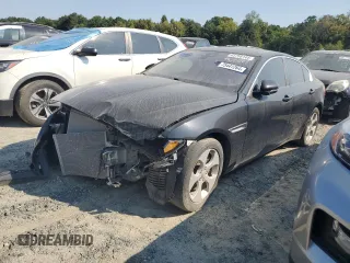 2017 Jaguar XE 20d with VIN SAJAR4BN9HA968387, listed as a Copart auction lot 75441264 with 35,094 mi miles and Salvage Title. Bid and sale history available at carsss.com. Image 1.
