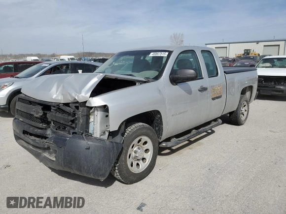 2011 Chevrolet Silverado 1500 Work Truck with VIN 1GCRCPEA0BZ298475, listed as a Copart auction lot 48867515 with 132,119 mi miles and Salvage Title. Bid and sale history available at DreamBid. Image 1.
