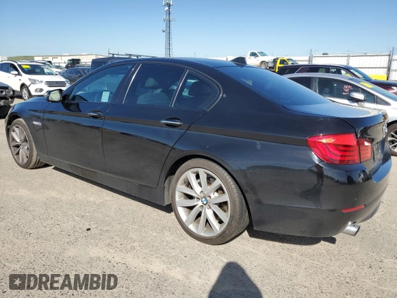 2011 BMW 5 Series 535i with VIN WBAFR7C59BC603284, listed as a Copart auction lot 50640615 with 110,665 mi miles and Salvage Title. Bid and sale history available at carsss.com. Image 2.