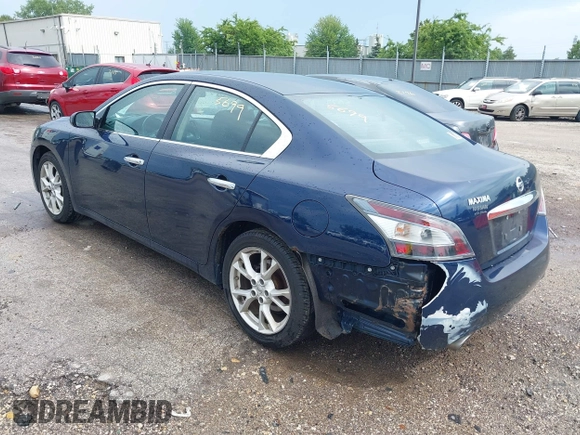 2012 Nissan Maxima SV with VIN 1N4AA5AP0CC813311, listed as a IAAI auction lot 42695699 with 151,825 mi miles and . Bid and sale history available at DreamBid. Image 3.