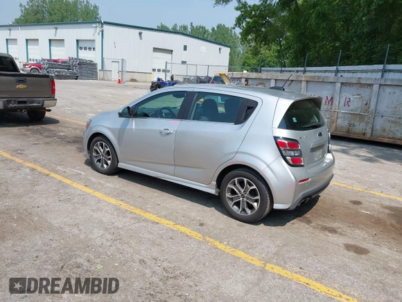 2018 Chevrolet Sonic LT with VIN 1G1JD6SHXJ4125976, listed as a IAAI auction lot 42454921 with 46,012 mi miles and . Bid and sale history available at DreamBid. Image 3.