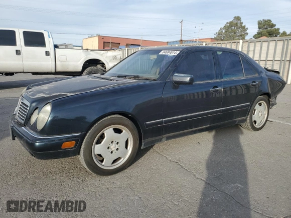 1997 Mercedes-Benz E-Class with VIN WDBJF72F8VA204316, listed as a Copart auction lot 84684614 with 203,748 mi miles and Salvage Title. Bid and sale history available at carsss.com. Image 1.