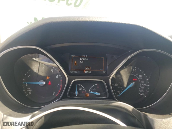 2018 Ford Focus SE with VIN 1FADP3F29JL262175, listed as a Copart auction lot 69452444 with 105,830 mi miles and Salvage Title. Bid and sale history available at carsss.com. Image 9.