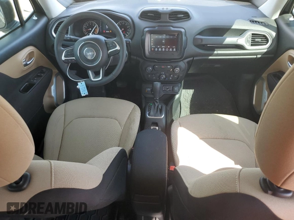 2018 Jeep Renegade Sport with VIN ZACCJBAB8JPJ44121, listed as a Copart auction lot 46393245 with 85,293 mi miles and Salvage title. Bid and sale history available at DreamBid. Image 8.