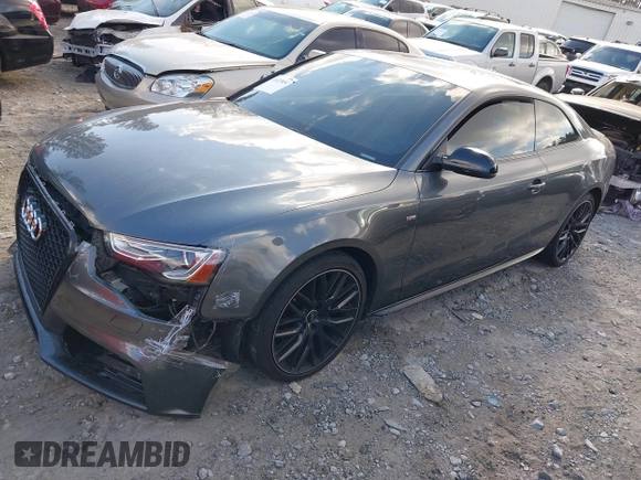 2016 Audi A5 Premium Plus with VIN WAUM2AFR7GA007018, listed as a IAAI auction lot 41023854 with 130,311 mi miles. Bid and sale history available at carsss.com. Image 17.
