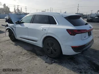 2024 Audi Q8 e-tron Premium Plus with VIN WA15AAGE5RB007032, listed as a Copart auction lot 86919704 with 0 mi miles and Salvage Title. Bid and sale history available at carsss.com. Image 2.