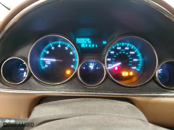 2014 Buick Enclave Leather with VIN 5GAKVBKD4EJ162030, listed as a Copart auction lot 44814165 with 196,540 mi miles and Non Repairable. Bid and sale history available at carsss.com. Image 9.