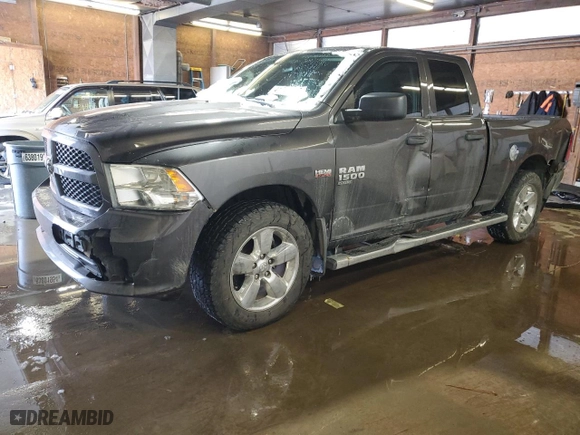 2019 Ram 1500 Classic Express with VIN 1C6RR7FT6KS501836, listed as a Copart auction lot 41747145 with 75,932 mi miles and Salvage Title. Bid and sale history available at carsss.com. Image 1.
