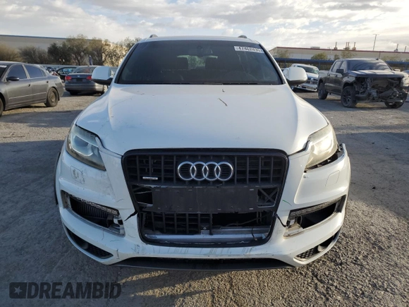 2015 Audi Q7 3.0L TDI Prestige with VIN WA1WMAFE5FD002748, listed as a Copart auction lot 47462435 with 127,162 mi miles and Salvage Title. Bid and sale history available at carsss.com. Image 5.