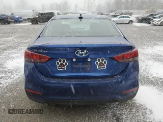 2021 Hyundai Accent SE with VIN 3KPC24A6XME142290, listed as a Copart auction lot 45338855 with 14,851 mi miles and Salvage Title. Bid and sale history available at carsss.com. Image 6.