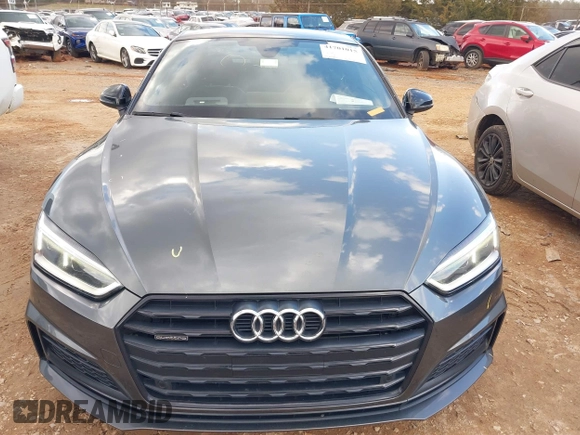 2019 Audi A5 Premium Plus with VIN WAUTNAF56KA061936, listed as a IAAI auction lot 41701015 with 72,318 mi miles and . Bid and sale history available at DreamBid. Image 12.