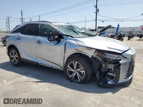 2023 Lexus RX 350 with VIN 2T2BAMCA0PC026398, listed as a Copart auction lot 62109625 with 25,324 mi miles and Salvage title. Bid and sale history available at DreamBid. Image 4.