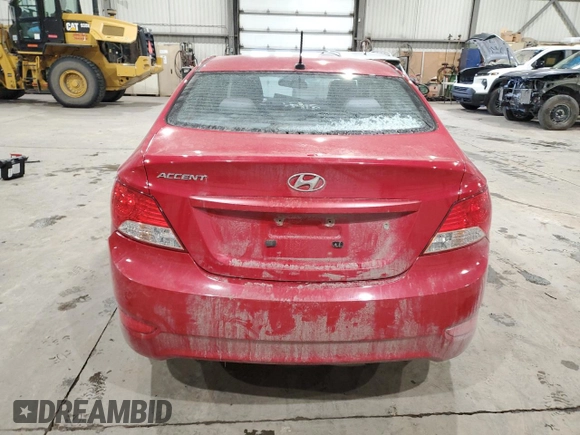 2012 Hyundai Accent GLS with VIN KMHCT4AE3CU245678, listed as a Copart auction lot 88844015 with Not Provided miles and Salvage Title. Bid and sale history available at carsss.com. Image 6.